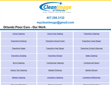 Tablet Screenshot of cleanimageoforlando.com